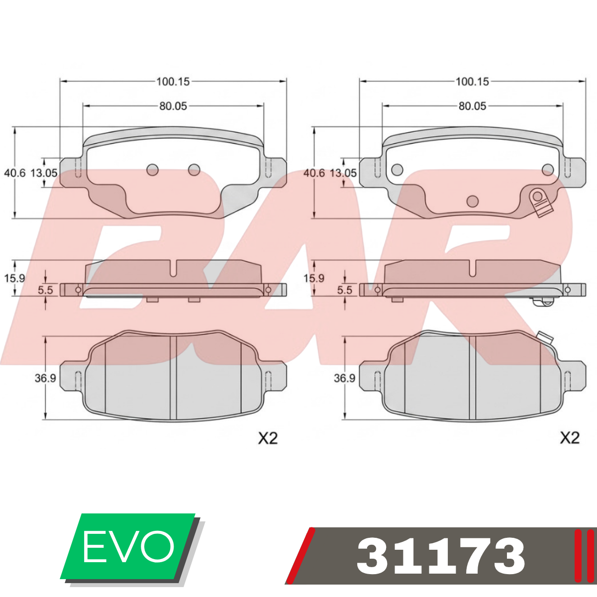 PAF1173 Tiggo 1.6 - 2.0 FL 4x2 / CHERY
